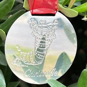 Christofle Silver Plated Christmas Ornament